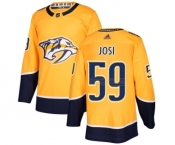 Youth Nashville Predators #59 Roman Josi Authentic Gold Home Hockey Jersey