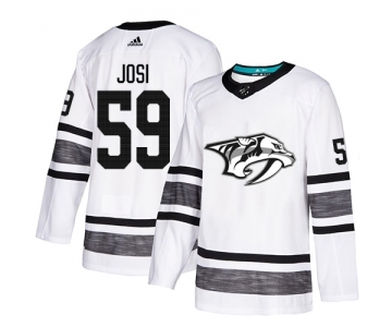 Youth Nashville Predators #59 Roman Josi Authentic White 2019 All-Star Hockey Jersey