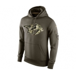 nhl jerseys nashville predators nike green salute to service[pullover hooded sweatshirt]