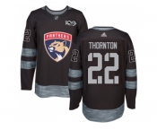 Florida Panthers #22 Shawn Thornton Black 1917-2017 100th Anniversary Stitched NHL Jersey