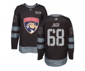 Florida Panthers #68 Jaromir Jagr Black 1917-2017 100th Anniversary Stitched NHL Jersey