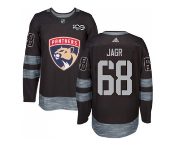 Florida Panthers #68 Jaromir Jagr Black 1917-2017 100th Anniversary Stitched NHL Jersey