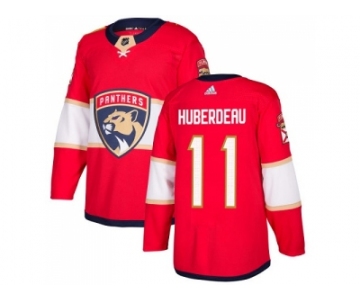 Men Adidas Florida Panthers #11 Jonathan Huberdeau Red Home Authentic Stitched NHL Jersey