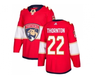 Men Adidas Florida Panthers #22 Shawn Thornton Red Home Authentic Stitched NHL Jersey