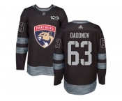 Men Adidas Florida Panthers #63 Evgenii Dadonov Black 1917-2017 100th Anniversary Stitched NHL Jersey