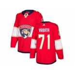 Men Adidas Florida Panthers #71 Radim Vrbata Red Home Authentic Stitched NHL Jersey