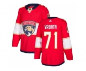 Men Adidas Florida Panthers #71 Radim Vrbata Red Home Authentic Stitched NHL Jersey