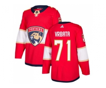 Men Adidas Florida Panthers #71 Radim Vrbata Red Home Authentic Stitched NHL Jersey