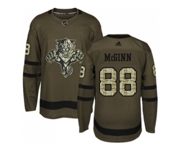 Men Adidas Florida Panthers #88 Jamie McGinn Green Salute to Service Stitched NHL Jersey