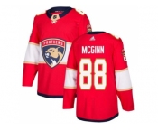 Men Adidas Florida Panthers #88 Jamie McGinn Red Home Authentic Stitched NHL Jersey