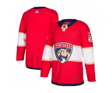 Men Adidas Florida Panthers Blank Red Home Authentic Stitched NHL Jersey