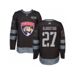 Men's Adidas Florida Panthers #27 Nick Bjugstad Authentic Black 1917-2017 100th Anniversary NHL Jersey