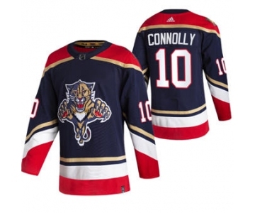 Men's Florida Panthers #10 Brett Connolly Black 2020-21 Reverse Retro Alternate Hockey Jersey