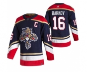 Men's Florida Panthers #16 Aleksander Barkov Black 2020-21 Reverse Retro Alternate Hockey Jersey