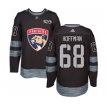 Men's Florida Panthers #68 Mike Hoffman Black 1917-2017 100th Anniversary Stitched Hockey