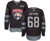 Men's Florida Panthers #68 Mike Hoffman Black 1917-2017 100th Anniversary Stitched Hockey