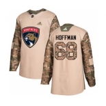 Men's Florida Panthers #68 Mike Hoffman Camo 2017 Veterans Day Stitched Hockey Jersey