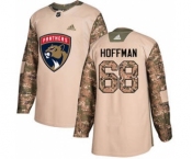 Men's Florida Panthers #68 Mike Hoffman Camo 2017 Veterans Day Stitched Hockey Jersey