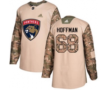 Men's Florida Panthers #68 Mike Hoffman Camo 2017 Veterans Day Stitched Hockey Jersey