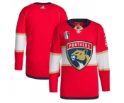 Men's Florida Panthers Blank Red 2023 Stanley Cup Final Stitched Jersey