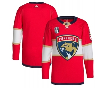 Men's Florida Panthers Blank Red 2023 Stanley Cup Final Stitched Jersey