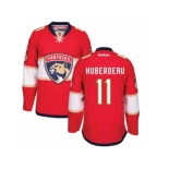 Men's Reebok Florida Panthers #11 Jonathan Huberdeau Authentic Red Home NHL New Jersey