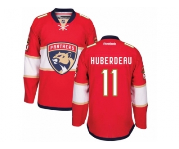 Men's Reebok Florida Panthers #11 Jonathan Huberdeau Authentic Red Home NHL New Jersey