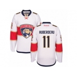 Men's Reebok Florida Panthers #11 Jonathan Huberdeau Authentic White Away NHL New Jersey