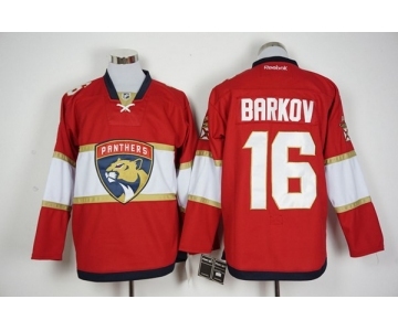 Men's Reebok Florida Panthers #16 Aleksander Barkov Authentic Red Home New NHL Jersey