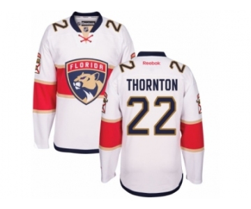 Men's Reebok Florida Panthers #22 Shawn Thornton Authentic White Away NHL New Jersey