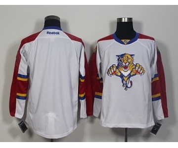 NHL Florida Panthers Blank White Jersyes