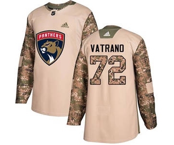 Panthers #72 Frank Vatrano Camo 2017 Veterans Day Stitched Hockey Jersey