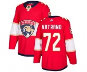 Panthers #72 Frank Vatrano Red Home Stitched Hockey Jersey