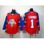 nhl jerseys florida panthers #1 luongo red