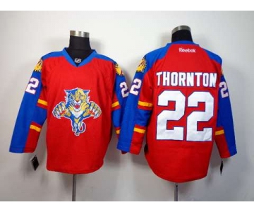 nhl jerseys florida panthers #22 thornton red