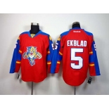 nhl jerseys florida panthers #5 ekblad red