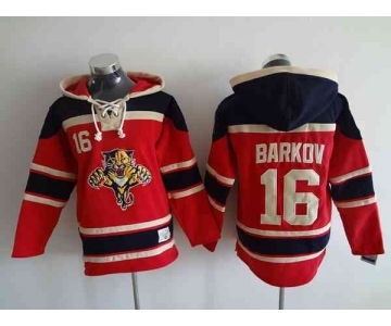 nhl jerseys florida panthers #16 barkov red-blue[pullover hooded sweatshirt]