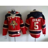 nhl jerseys florida panthers #5 ekblad red-blue[pullover hooded sweatshirt]