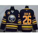 Adidas Buffalo Sabres #26 Dahlin Navy Blue Home Authentic Stitched NHL Jersey