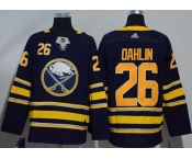 Adidas Buffalo Sabres #26 Dahlin Navy Blue Home Authentic Stitched NHL Jersey