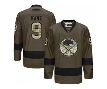 Buffalo Sabres #9 Evander Kane Green Salute to Service Stitched NHL Jersey