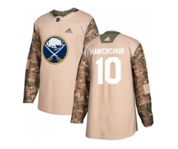 Men Adidas Buffalo Sabres #10 Dale Hawerchuk Camo Authentic 2017 Veterans Day Stitched NHL Jersey