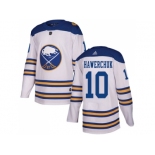 Men Adidas Buffalo Sabres #10 Dale Hawerchuk White Authentic 2018 Winter Classic Stitched NHL Jersey