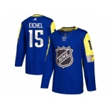 Men Adidas Buffalo Sabres #15 Jack Eichel Royal 2018 All-Star Atlantic Division Authentic Stitched NHL Jersey