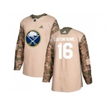 Men Adidas Buffalo Sabres #16 Pat Lafontaine Camo Authentic 2017 Veterans Day Stitched NHL Jersey