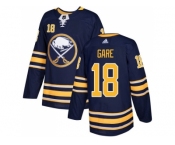 Men Adidas Buffalo Sabres #18 Danny Gare Navy Blue Home Authentic Stitched NHL Jersey