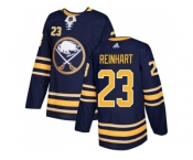 Men Adidas Buffalo Sabres #23 Sam Reinhart Navy Blue Home Authentic Stitched NHL Jersey