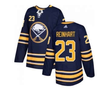 Men Adidas Buffalo Sabres #23 Sam Reinhart Navy Blue Home Authentic Stitched NHL Jersey