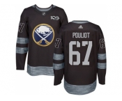 Men Adidas Buffalo Sabres #67 Benoit Pouliot Black 1917-2017 100th Anniversary Stitched NHL Jersey