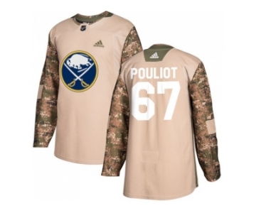 Men Adidas Buffalo Sabres #67 Benoit Pouliot Camo Authentic 2017 Veterans Day Stitched NHL Jersey